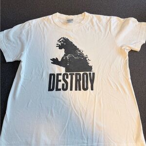 Godzilla Graphic Tee with Black Print